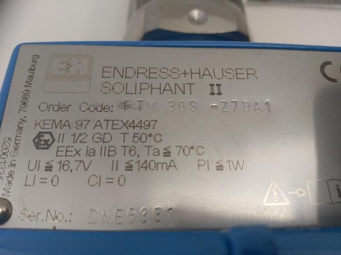 Soliphant II, FTM30S-Z7DA1, Endress et Hauser, Eex, capteur 230mm, neuf