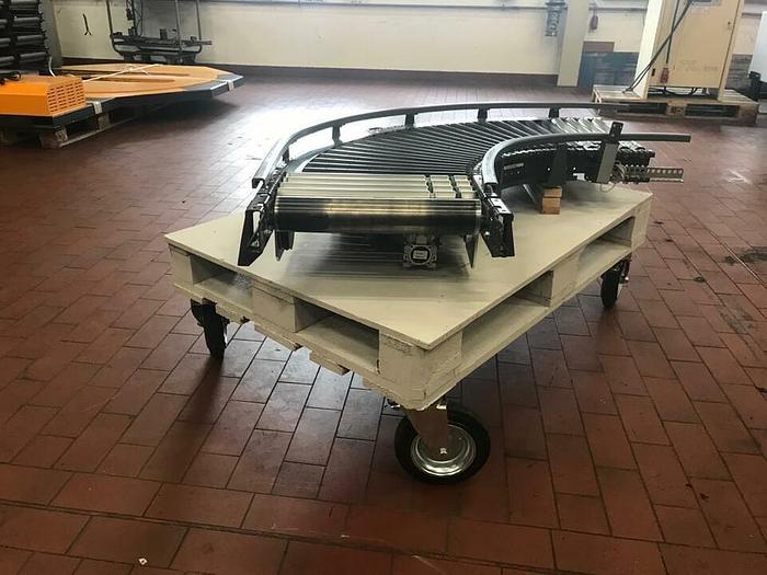 Gebraucht KNAPP Rollenbahnkurve Kurvenförderer 90 Grad