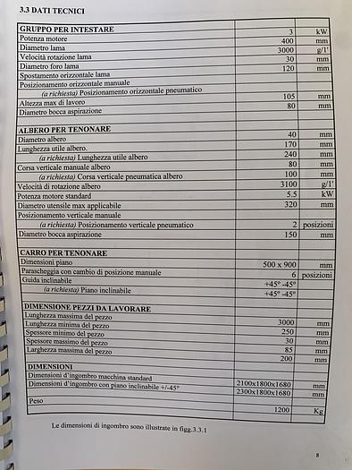 Usato 2001 COLOMBO AT 180