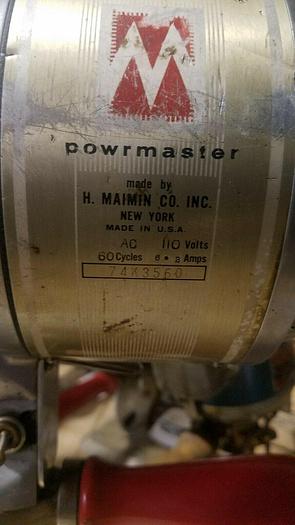 Used Maimin Powrmaster Fabric Cutting Machine Straight Cut Leather Canvas