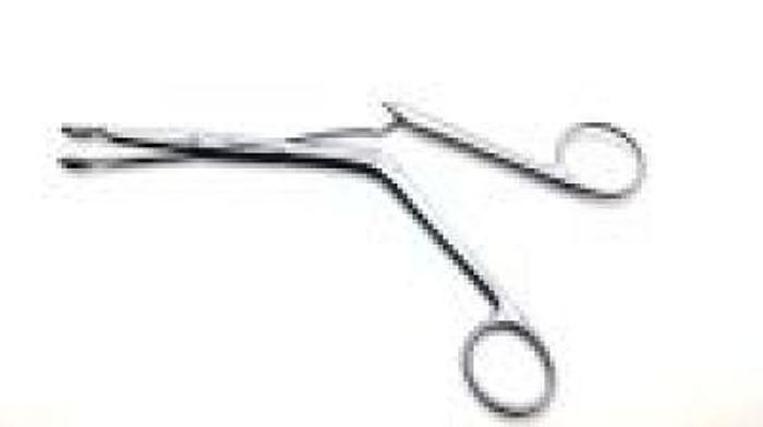Used Forceps Nasal Turbinate Luc Small 6 mm Oval Jaw AESCULAP LG28006Y