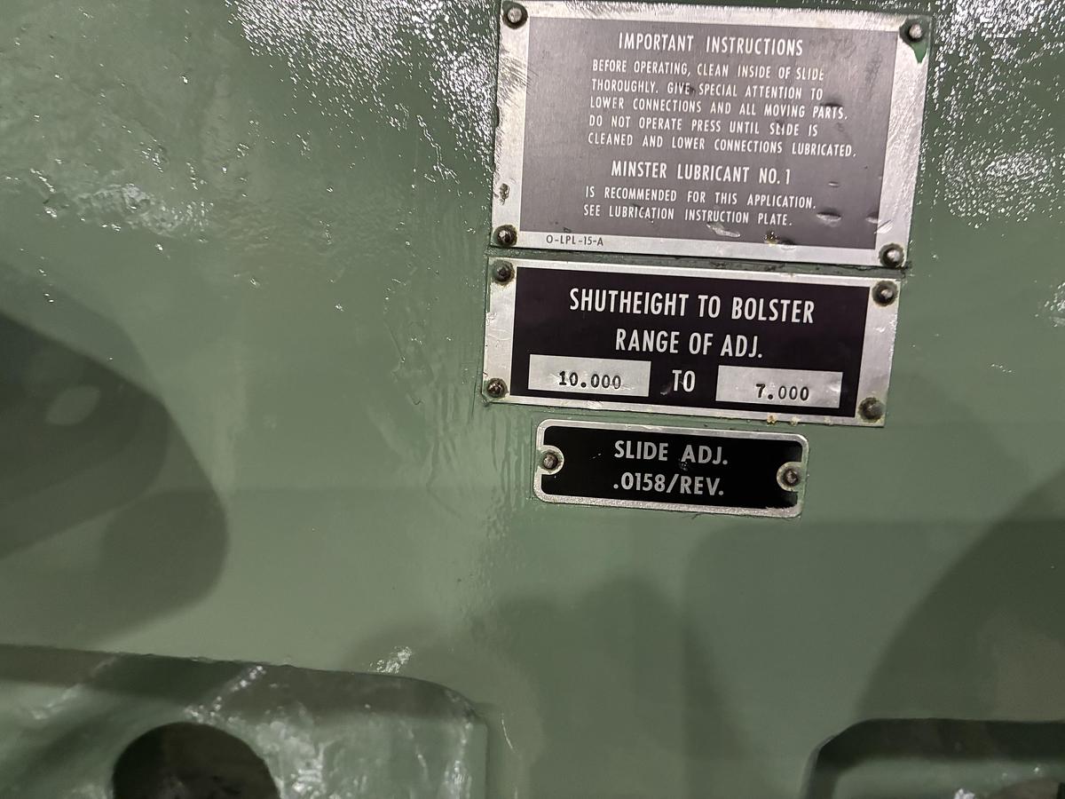 Used MINSTER P2-30-36