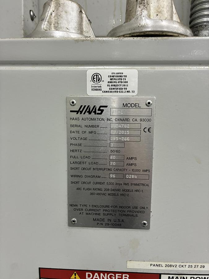 Used 2015 HAAS AUTOMATION INC DT-1