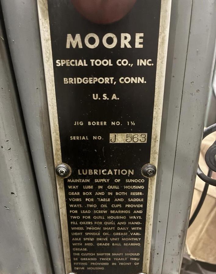 Used MOORE 1-1/2