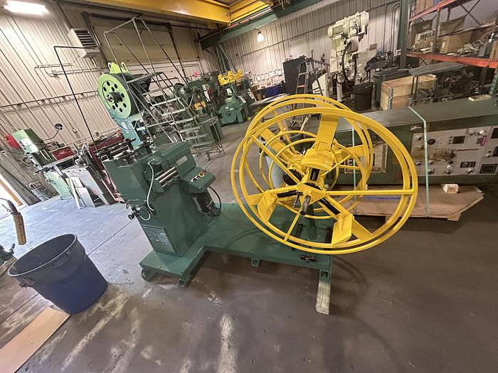 Used 4.7" x .06", RASTER , No. 12120B, 1982,LEVELER W/DOUBLE PAYOFF UNCOILER