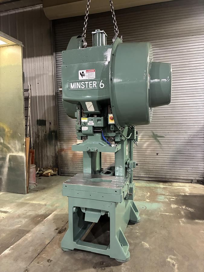 Used 60 TON MINSTER MODEL 6SS, OBI BACK GEAR PUNCH PRESS