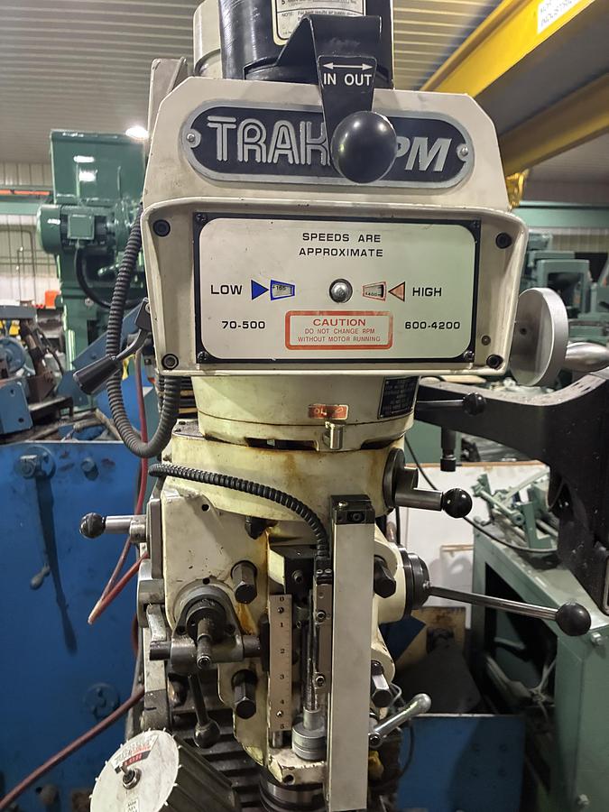 Used TRAK DPM BED MILLW AGE3 CONTROL TRAK DPM