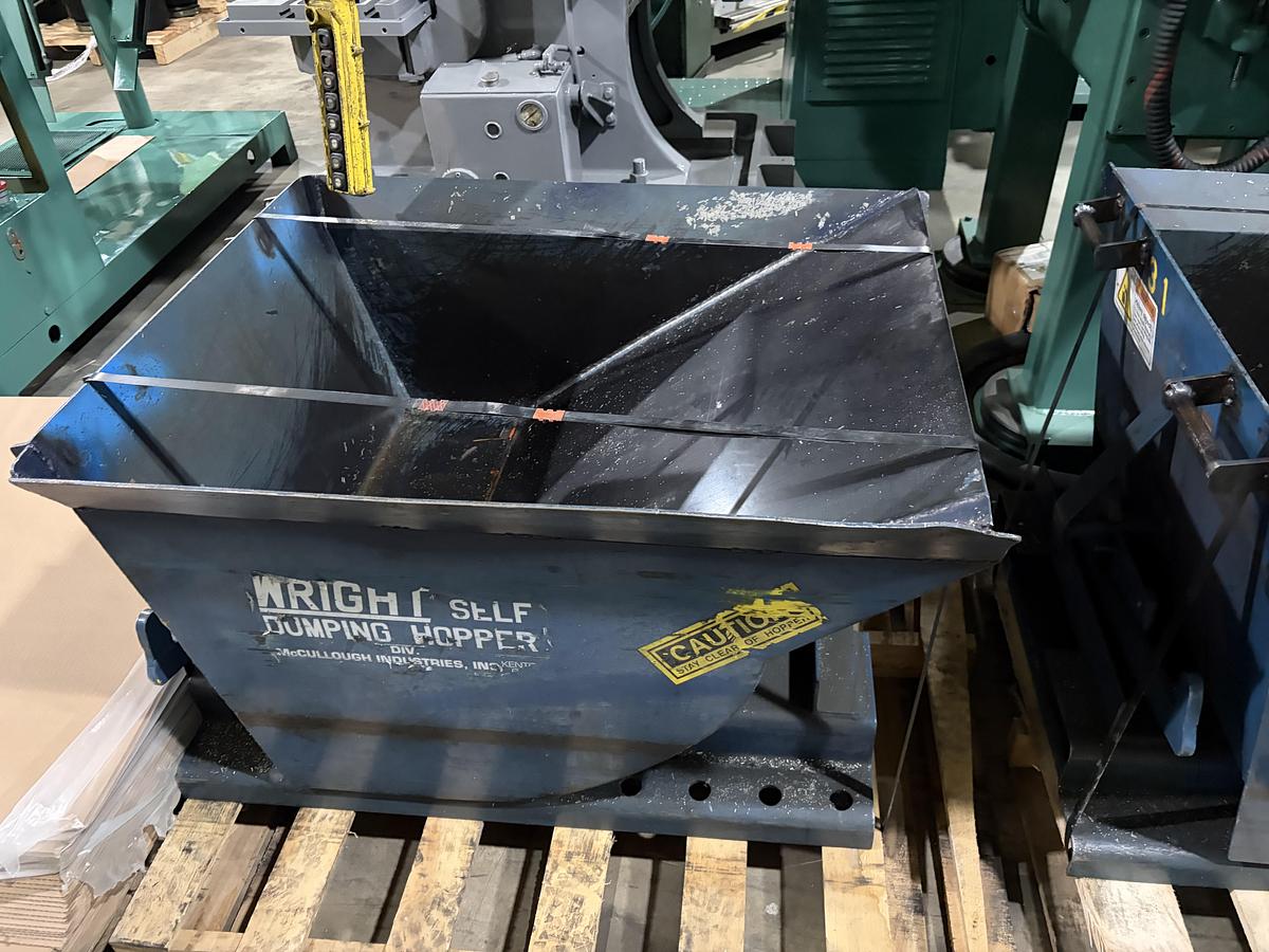 Used WRIGHT  DUMPING HOPPER