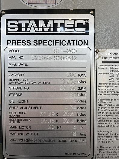 STAMTEC ST1-200