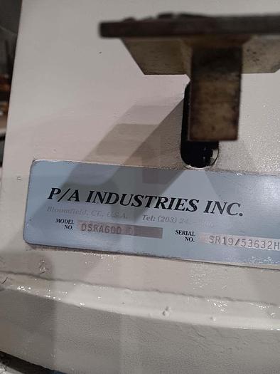 Used PA INDUSTRIES DSRA600 D