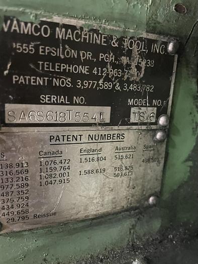 Used VAMCO TS-6