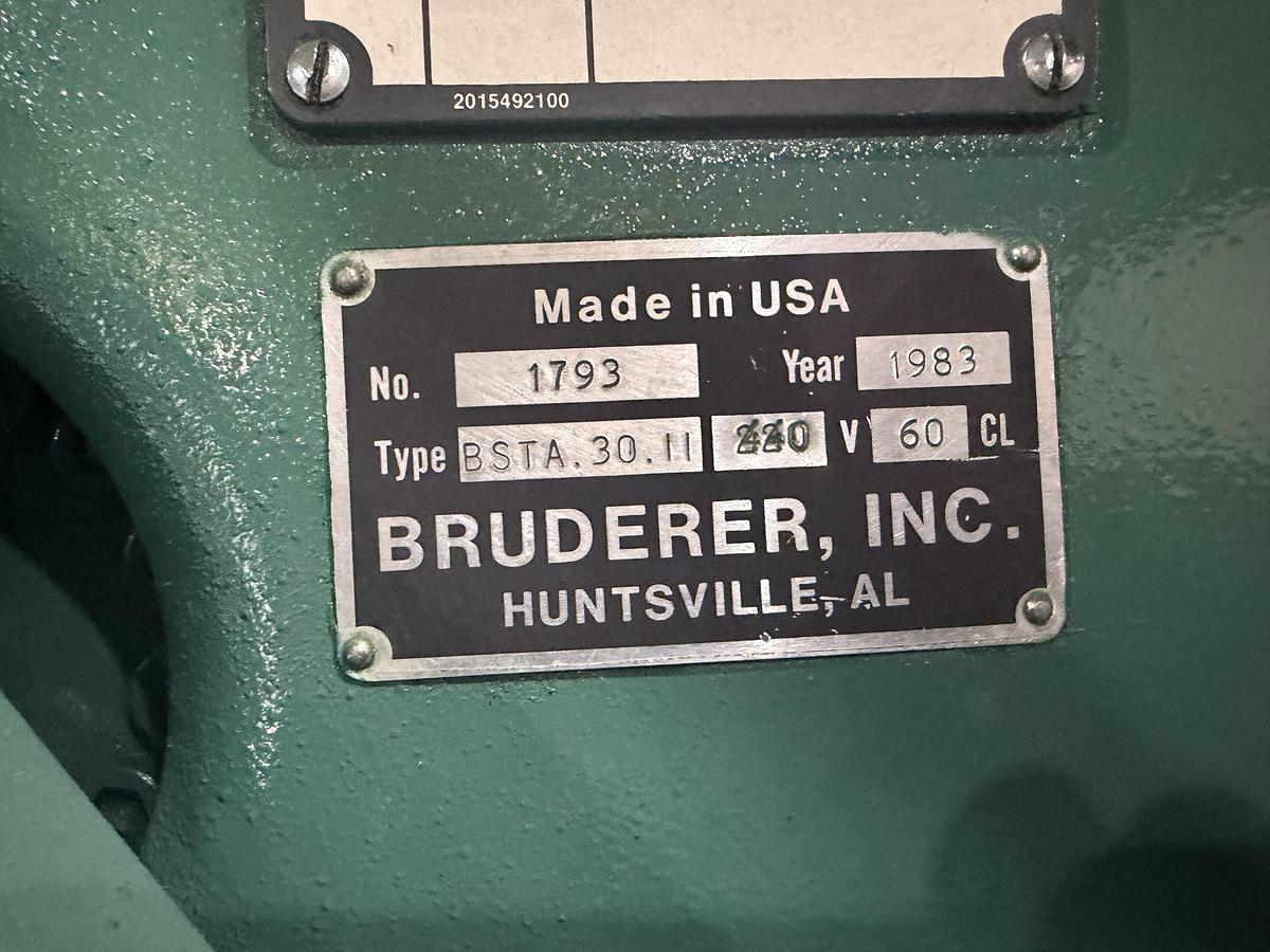 Used BRUDERER BSTA 30II *