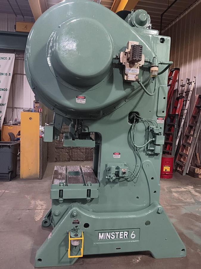 Used MINSTER #6SS 6" STROKE, BACK GEARED OBI PUNCH PRESS