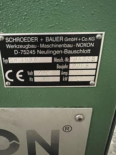 Used NOXON Automatic Single Track Winder Model SW 1024 - With Paper Interleaf for winding