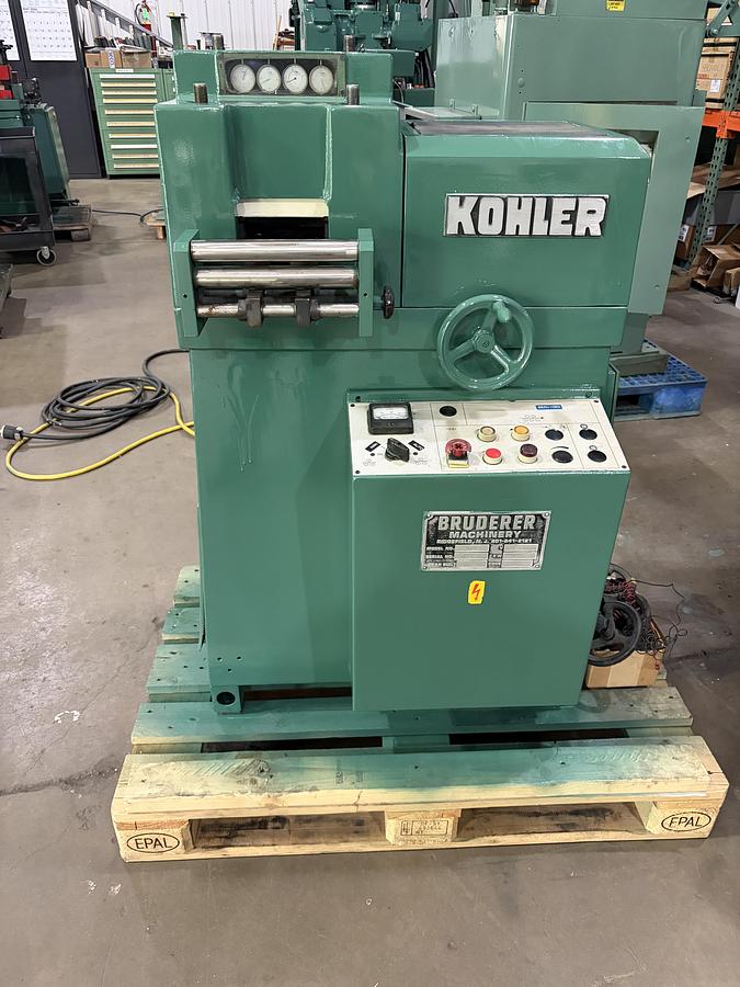 Used 4.7" X .05", BRUDERER No. 1012.1, 1973, Refurbished