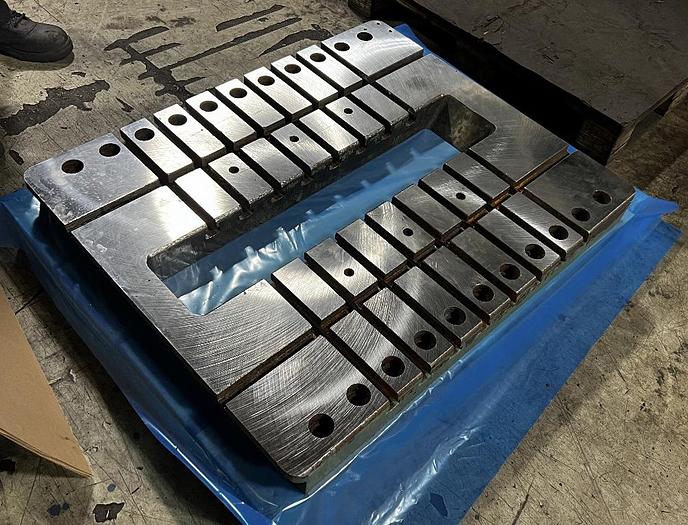Used Bruderer bolster plate