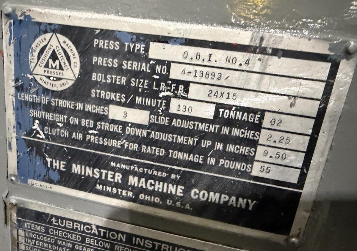 Used MINSTER 4