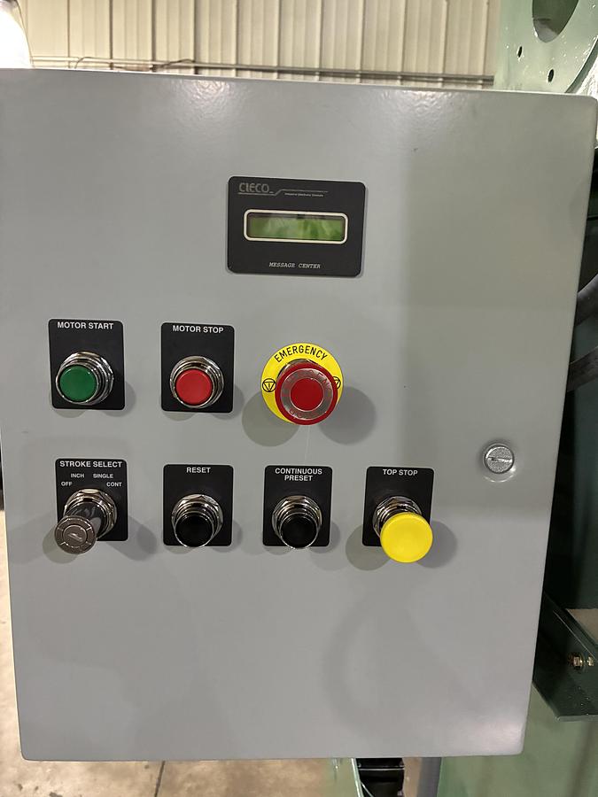 Used 60 TON BLISS MODEL C60, 4" STROKE, BACK GEARED PUNCH PRESS