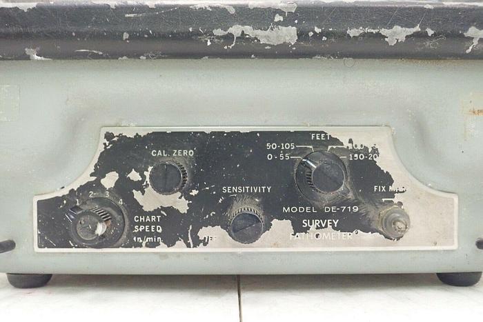 Used Raytheon Model DE-719 Unit 7430 Precision Survey Fathometer Depth Recorder