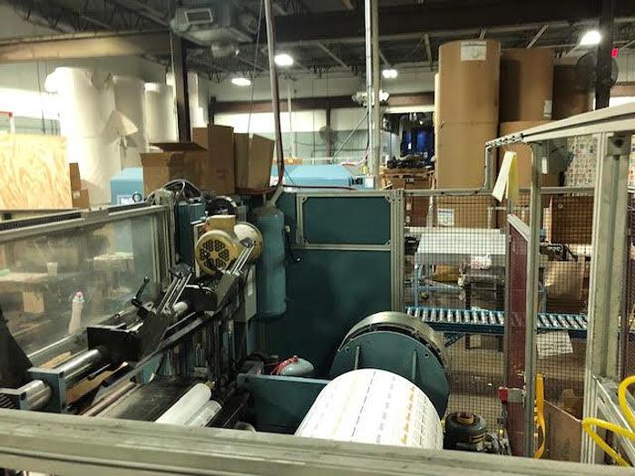 Used 36" WIDE JENNERJAHN MODEL JJM AD ROLL CONVERTER 1600 FPM