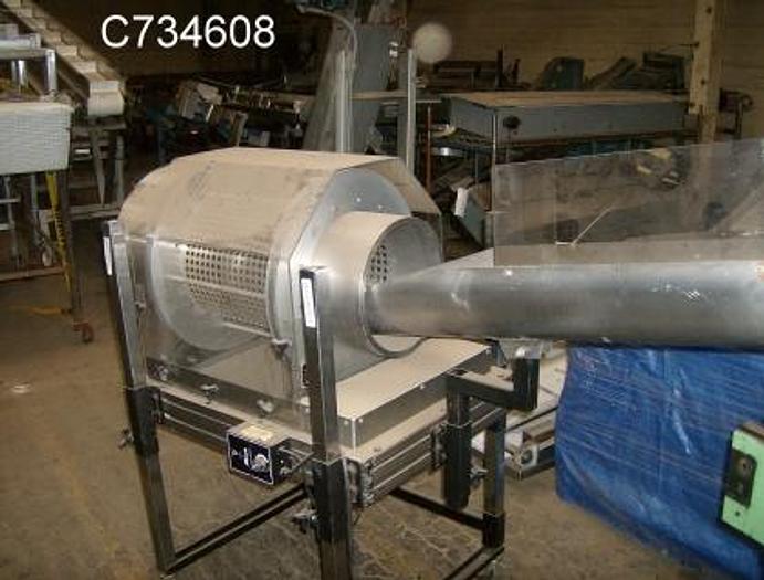 Used Screen, Rotary, 12" x 24", Tec Eng, S/st, 1/2 HP #C734608