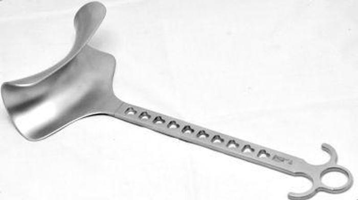 Used Retractor Abdominal Rochard 48 by 135mm Blade 310mm (12-1/4in) AESCULAP BT714R