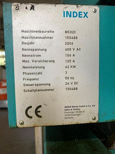 Used Multispindlel-Drehautomat INDEX MS 32 C