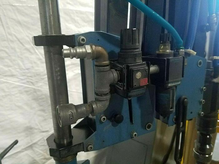 Used S & L Maskin Pneumatic Drill / Screw with Articulating Arm Reduces Fatigue