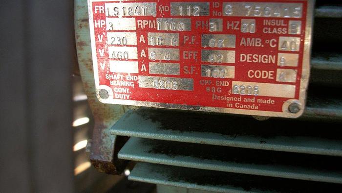 Used Homogenizer, S/st, Single Stage, 5000 PSI, 3 HP #S740135