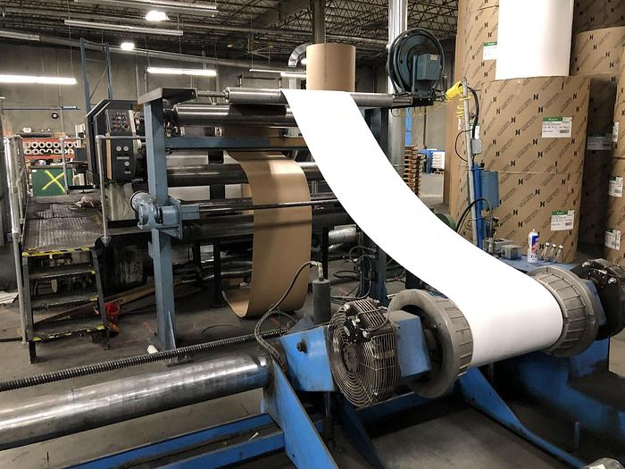 Used 57" (1.44M) MAXSON DUAL ROTARY KNIFE SHEETER 1999