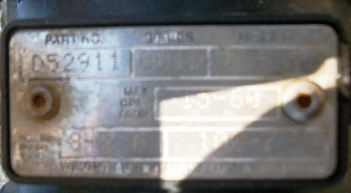 Used Pump, Diaphragm, 3/4", PPL, Graco, D52911, 15 gpm #S741118