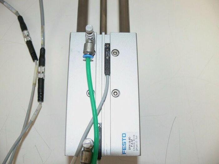Used Festo DFM-16-80-P-A-GF Pneumatic Guided Air Cylinder