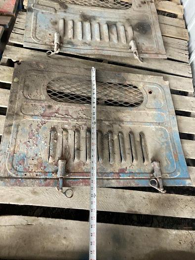 Used Antique Vintage Gas Engine / Motor Cover Shields