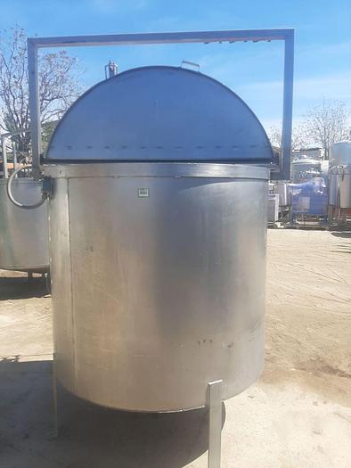 Used Tank, 600 Gallon, 316 S/st, Agit, Cone Btm #S744469