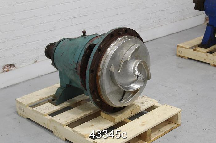 Used Goulds 3175 Pump Power End, 18" Diameter Stainless Steel Box #43345