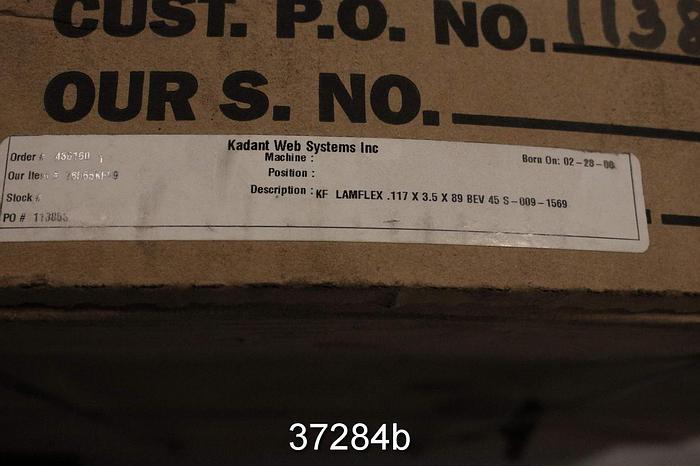 Used Kadant Kadant Doctor Blade, KF Lamflex .117x3.5x89 #37284