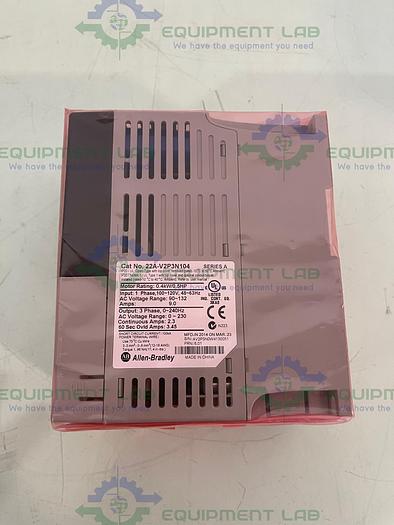 Allen Bradley 22A-V2P3N104 PowerFlex AC Drive 1HP,120VAC, 2.3A, 0.4kW/0.5HP