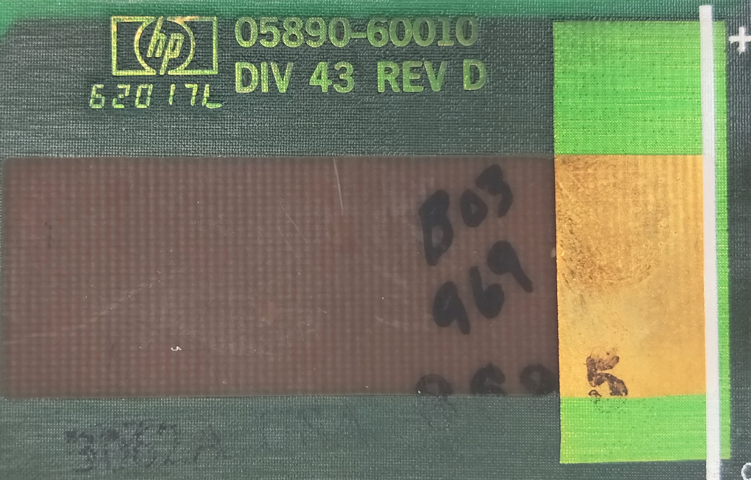 Used HP 05890-60010 Motherboard for HP 5890A GC