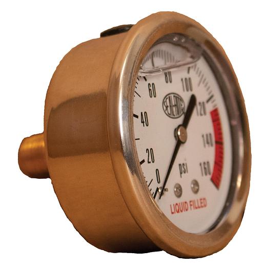 160 psi Liquid Filled Gauge