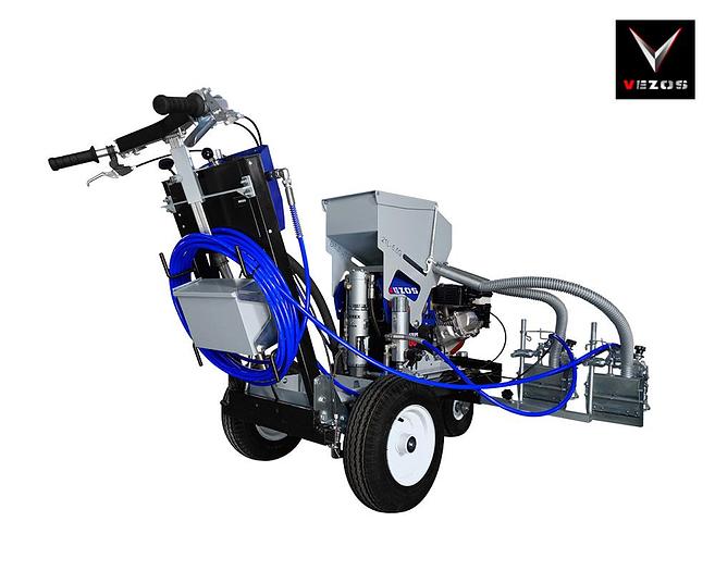 Walk Behind Line Striper PROSTRIPE 200 WB - 2 Paint Gun - Gravity Glass Bead System