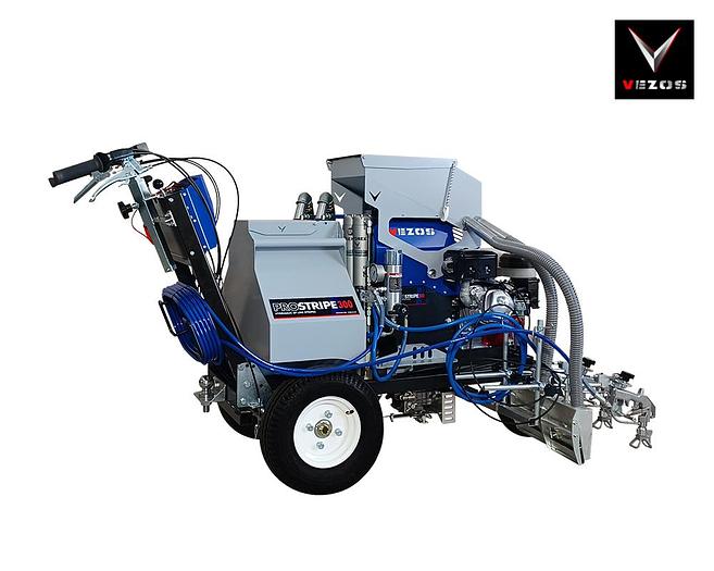 Line Striper PROSTRIPE 300 SP DC - 2 Paint Gun - Double Paint Hopper - GBS - FLIPDRIVE