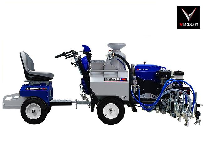 Self Propelled Line Striper PROSTRIPE 400 SP LINEMATIC DC - Selective Steering - PBS - FLIPDRIVE
