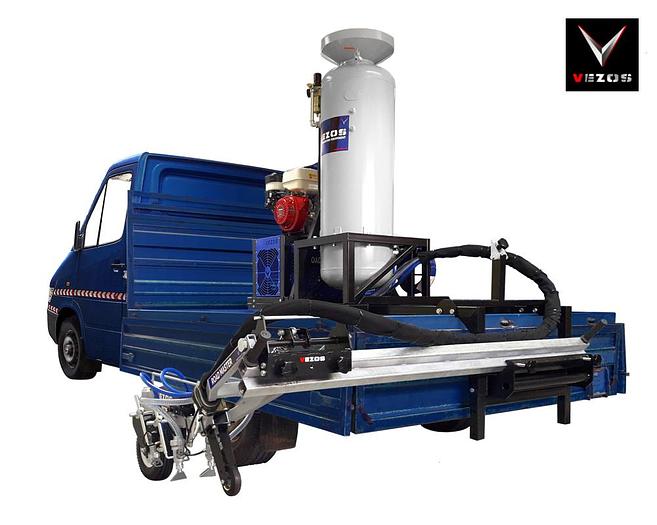 Truck Mounted Line Striping Kit ROADMASTER 2.5 - 1 Paint Pump