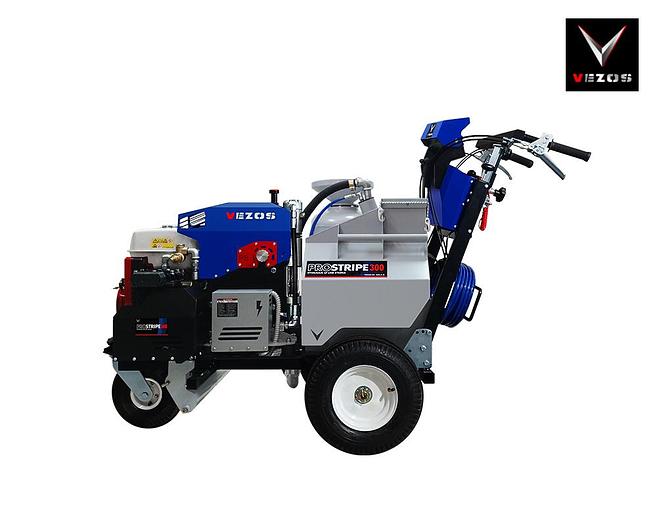 Line Striper PROSTRIPE 300 WB LINEMATIC - Paint Hopper - Pressurized Glass Bead System