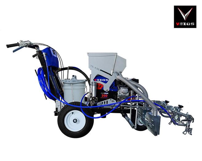 Walk Behind Line Striping Machine PROSTRIPE 200 WB - Manual Paint Gun Operation