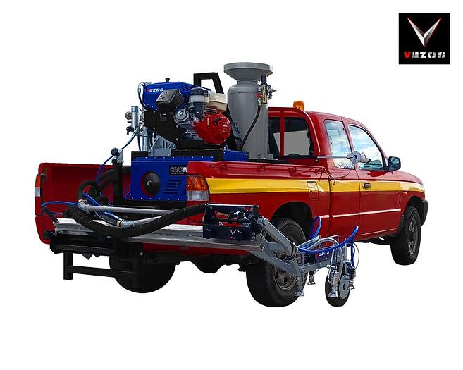 Truck Mounted Line Striping Kit ROADMASTER 2.5 - 1 Paint Pump