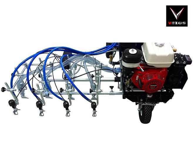 Line Striper PROSTRIPE 400 SP LINEMATIC - Selective Steering - Pressurized Bead System - 4 Paint Gun