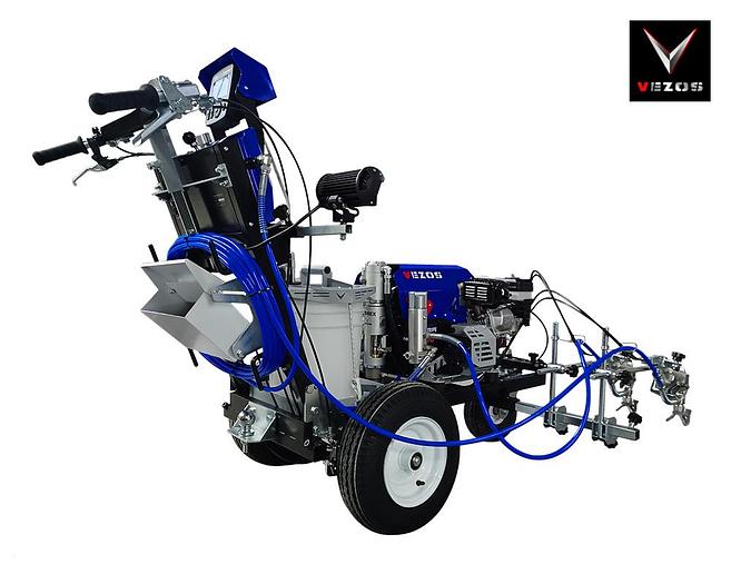 Walk Behind Line Striper PROSTRIPE 200 LINEMATIC - 2 Gun Automatic Paint Sprayer