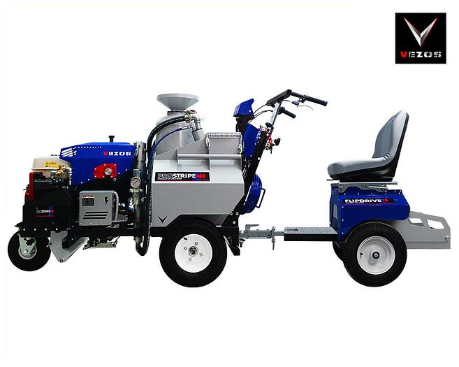 Line Striper PROSTRIPE 400 SP LINEMATIC - Selective Steering - Pressurized Bead System - FLIPDRIVE