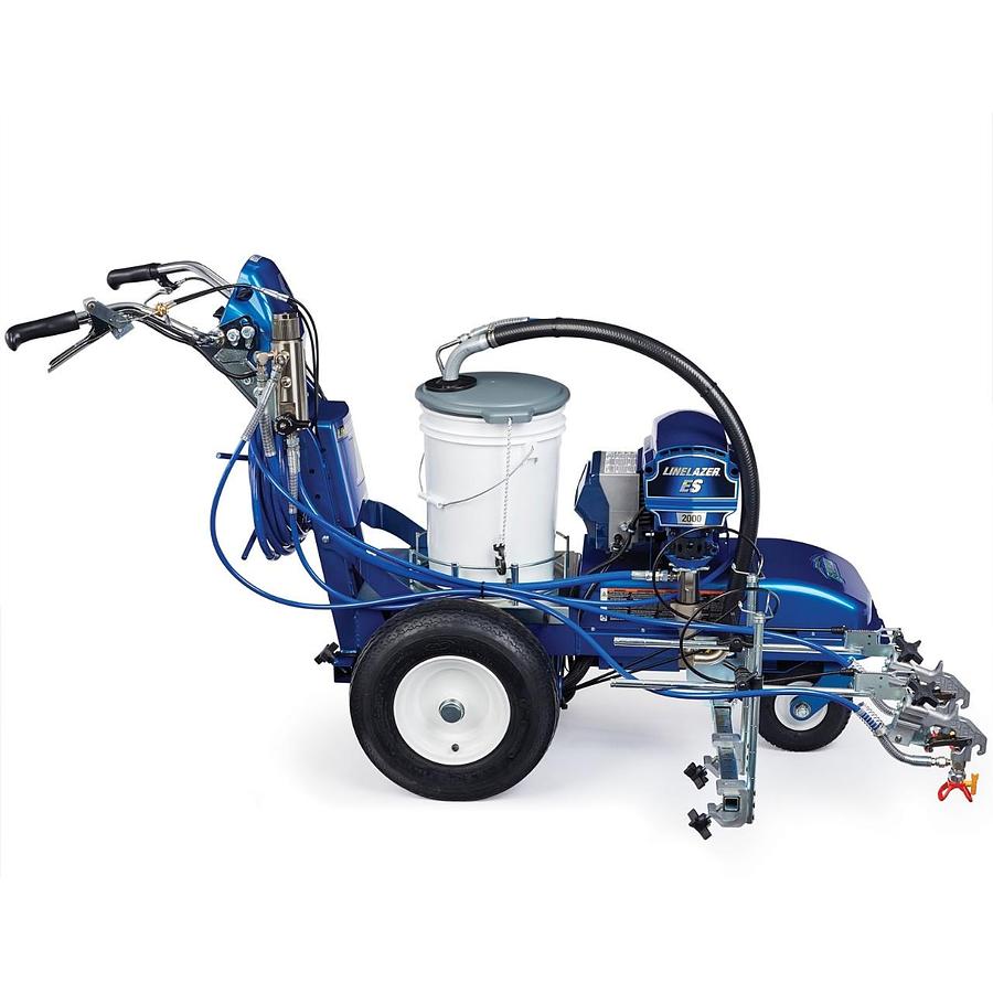 LineLazer V ES 2000 Standard Series Battery-Powered Airless Line Striper, 2 Manual Guns